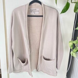 Frank & Eileen Triple Fleece Oat Cadigan With Large Pockets, 
Size: XS
$198 $258